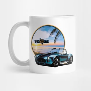 Texas Style Shelby Cobra on the beach Mug